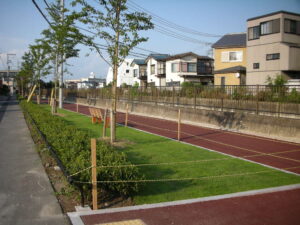 水辺再生遊歩道工事